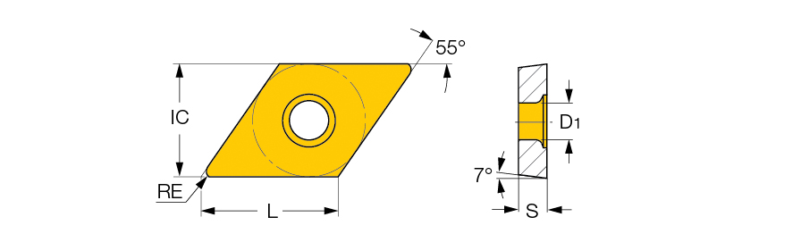 DCMT 3-2-14 IC5005